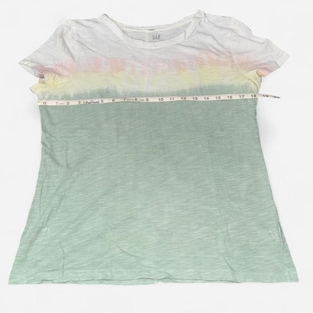 GAP Pastel Gradient Tie-Dye Short Sleeve T-Shirt, Size Large - Picture 4 of 7